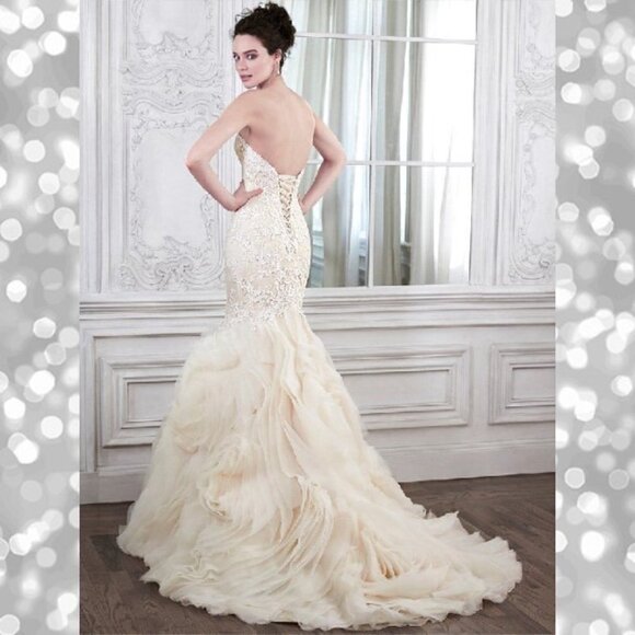 NWT Maggie Sottero Wedding Gown 5MS162 Paulina - Picture 3 of 6